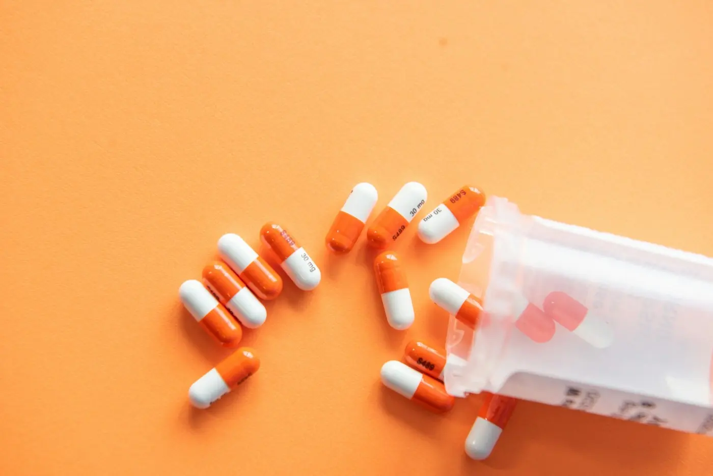Stock photo of capsules. Not City Hospital.